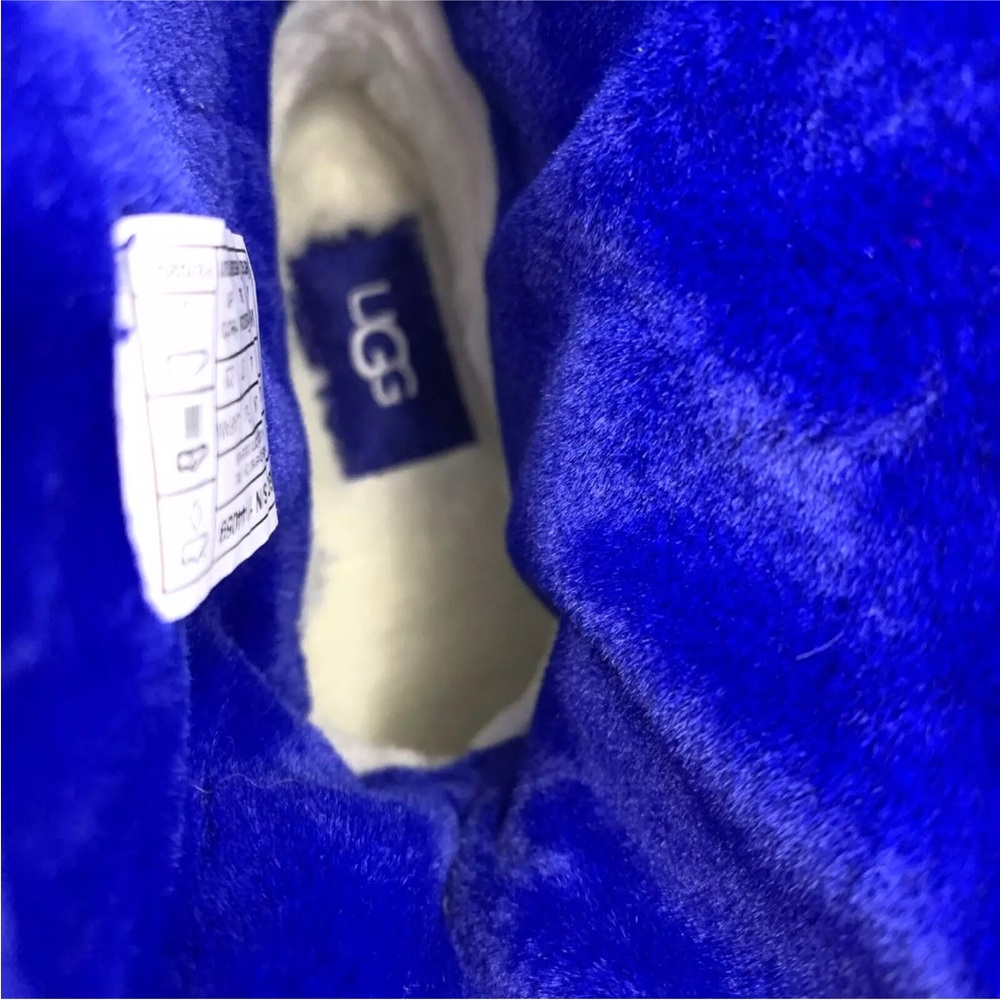 UGG Classic Brellah Rain Boot ROYAL BLUE Size 6 Waterproof Lined Mid Calf - Picture 10 of 13